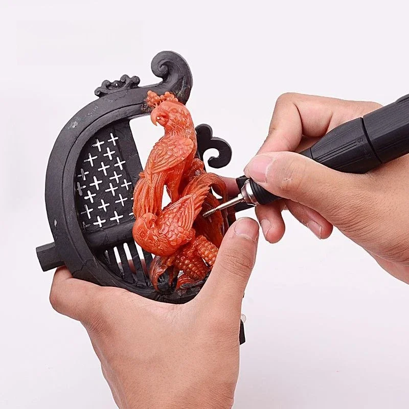 Tooth carving machine Small grinding machine Electric jade jadeite carving tool Electronic engraving machine