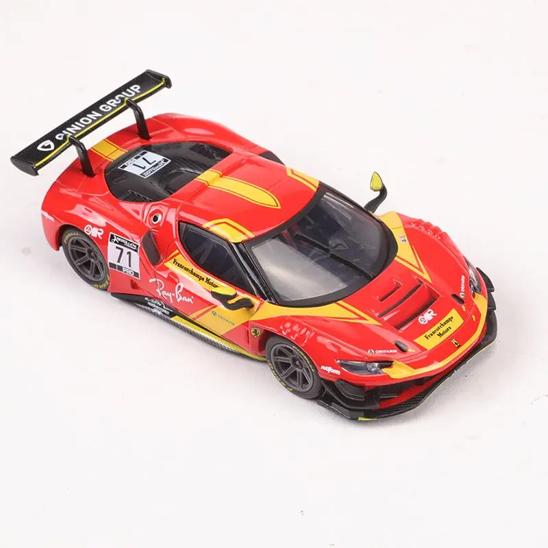 Bburago 1:43 Ferrari 296 GT3 2023 Ferrari 499p LMH Car Model 2023 24H LE MANS CHAMPION Alloy Car Die-cast Sports Cars Racing Toy