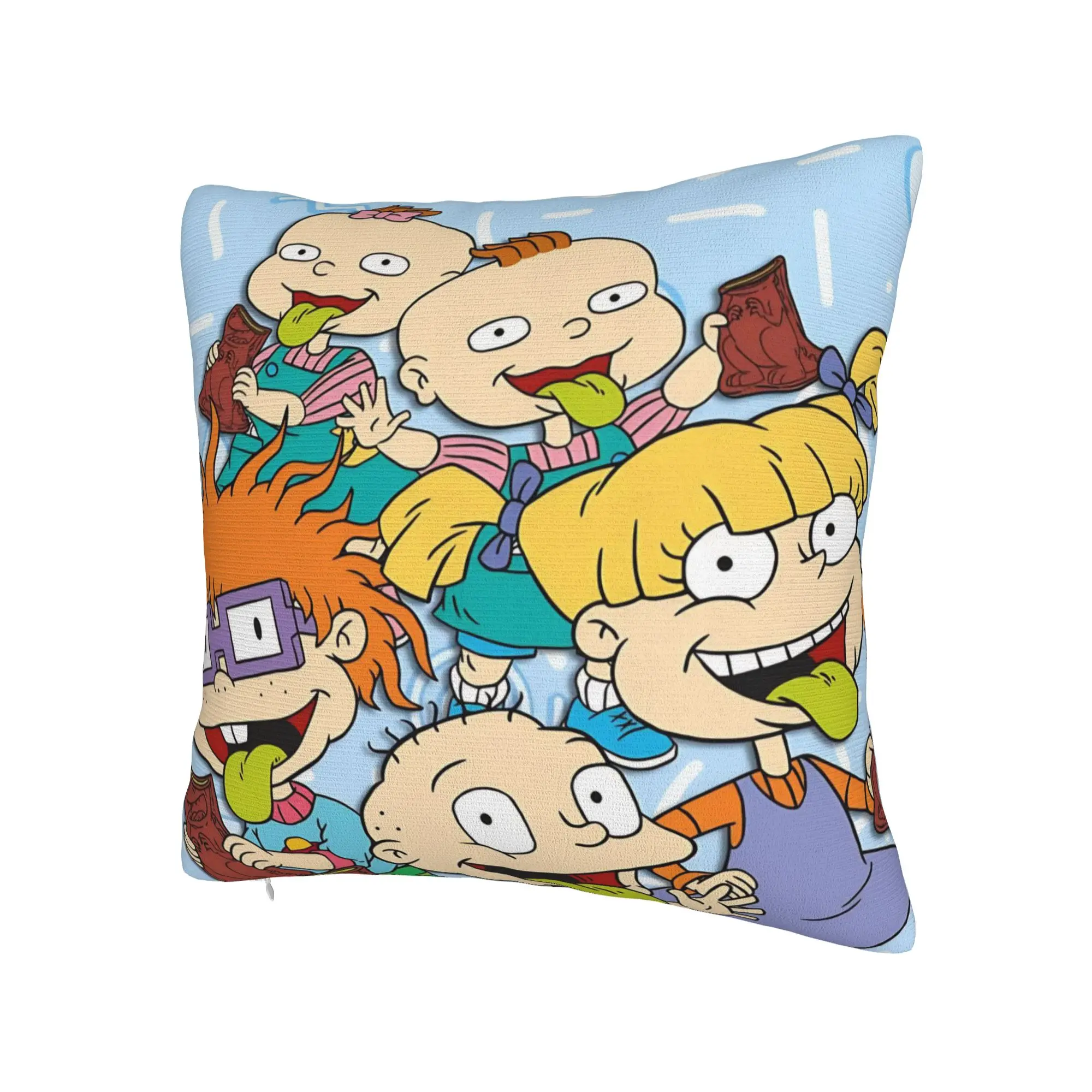 Cartoon R-Rugrats Pillow Cover Merch Printing Cushion Cover Decor  Pillow Case Cover Bed Multi-Size