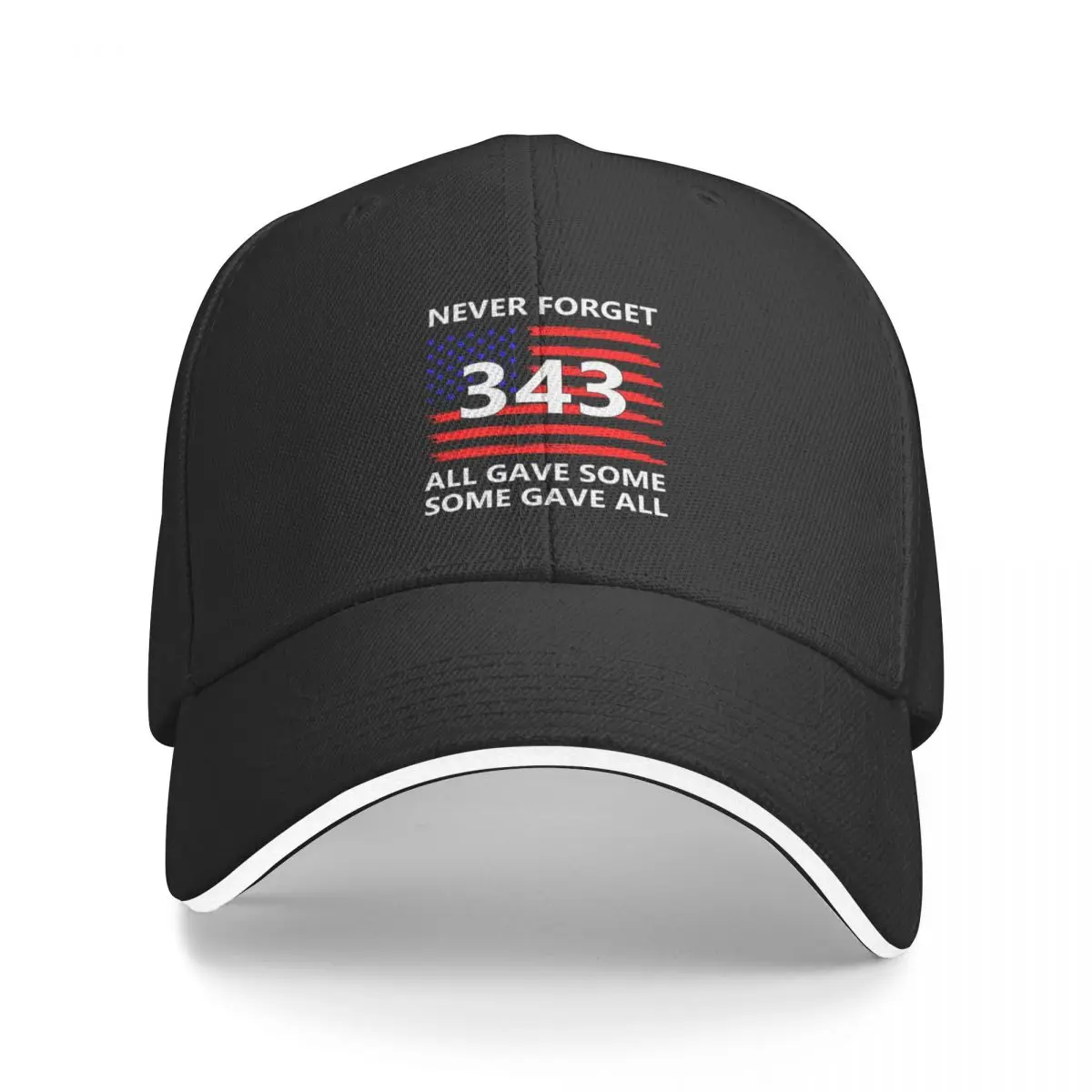 Never Forget 9 11 20th Anniversary 343 All Gave Some Some Gave All Cap Baseball Cap trucker hat cosplay women's cap Men's