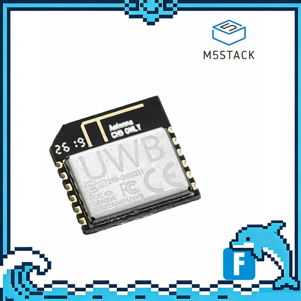 M5Stack M5Stamp UWB F Module with FPC QM33120W Ultra Wideband Ranging Embedded Module for IoT Development