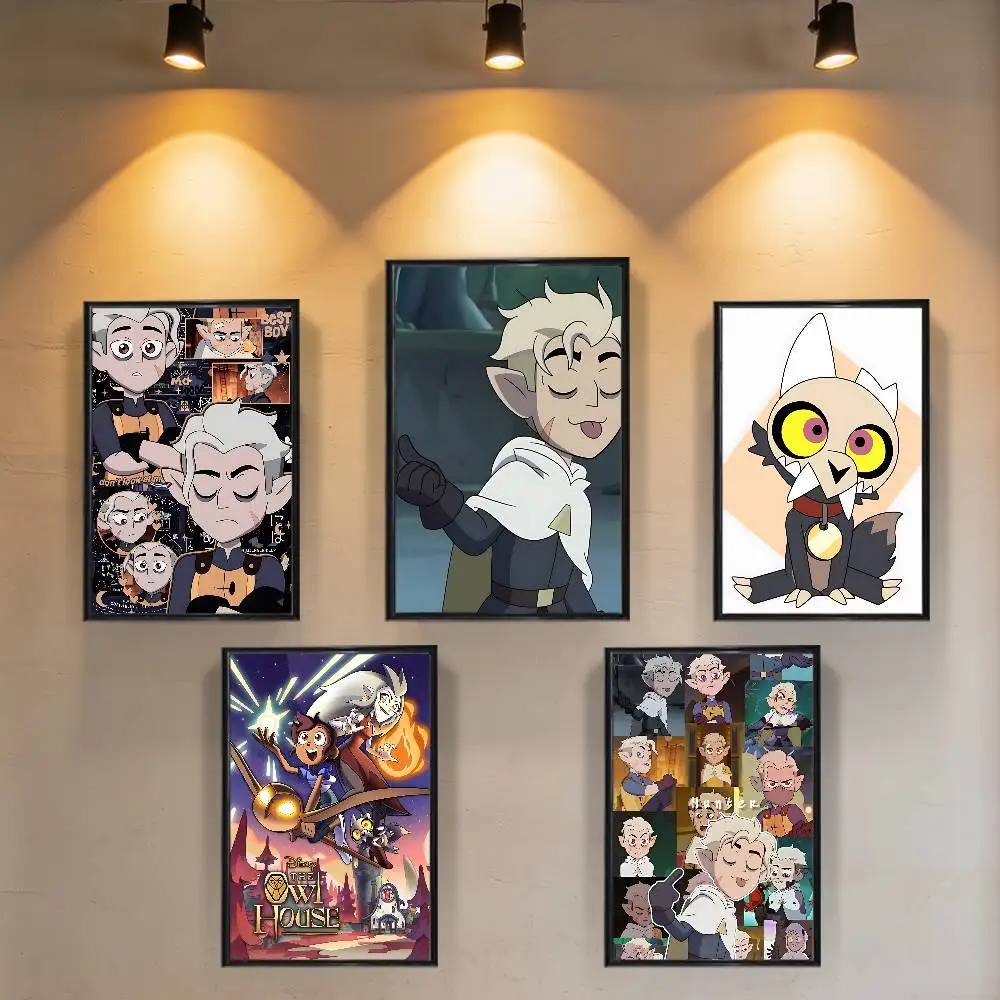 

Golden Hunter T-The Owl House Poster HD Art Sticky Wall Waterproof Home Living Room Bedroom Bar Aesthetic Decoration