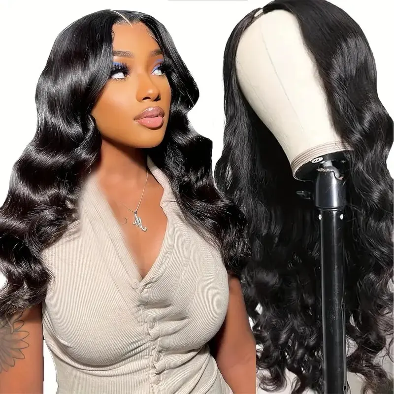 Rosabeauty 13X6 Transparent Body Wave Lace Frontal Wig 13X4 HD Front Human Hair 5X5 Glueless  Water Wave Wig 250 Density