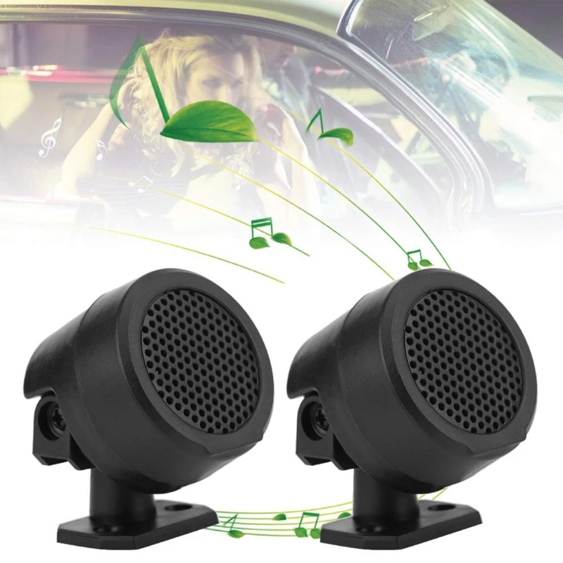 Universal 500W Car Audios Pedestrian Warning Speaker Tweeters 500W Mini Dome Treble High Sensitivity Long Service Life