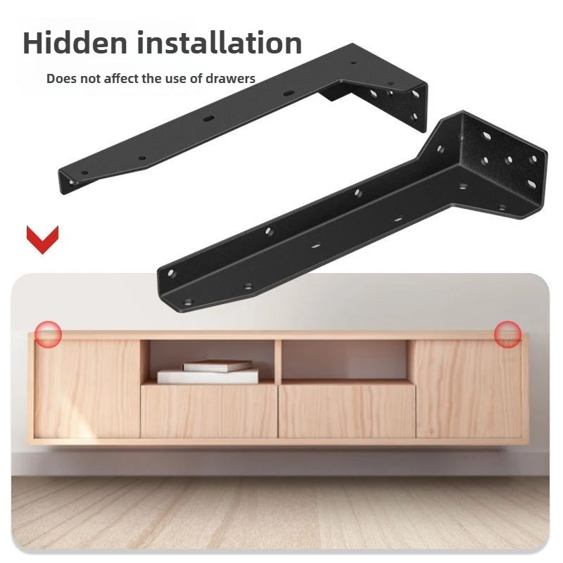 

Heavy Duty Cabinet Bracket Wall Mounted Triangle Shelf Thickened Hanging Cabinet Fixed Accessories Household Installation Tools