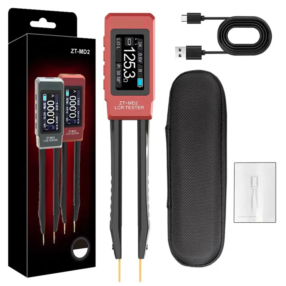 ZT-MD2 Intelligent Digital Clamp Meter LCR Tester For SMD Component Resistance Capacitance Inductance Measurement Tool
