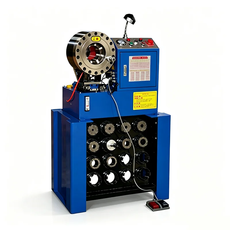Hydraulic Hose Crimping Machine, BNT-P69, Quick Handle Tool with 10 Sets of Dies and Base, 2 Inch