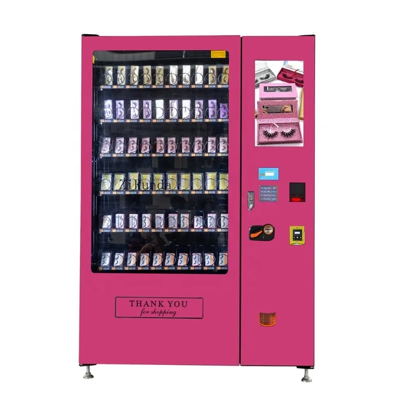 Best-selling women's eyelash beauty vending machine with screen,