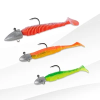 Noeby Dart Jighead anzuelos de pesca 7g 10g 28g anzuelo de púas anzuelos de plomo para gusano cebo suave accesorios de lubina anzuelo de pesca
