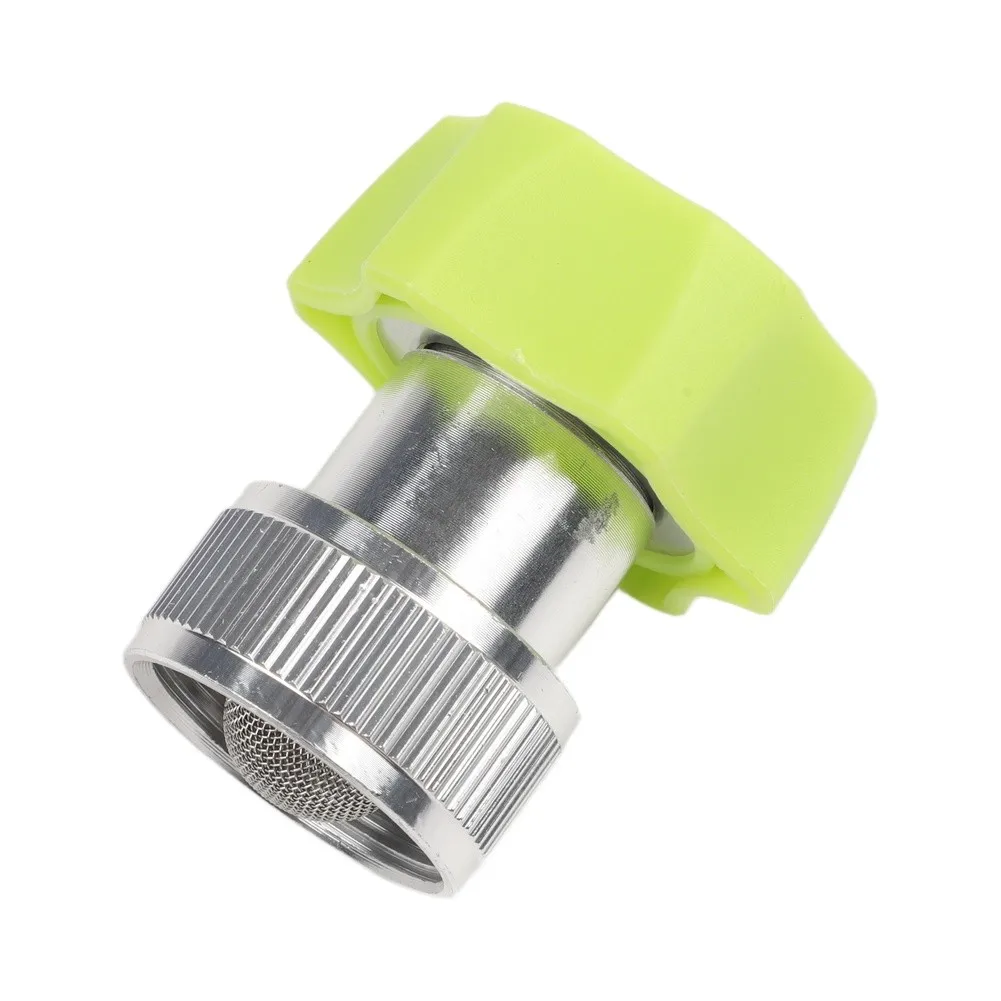 Aluminum 3/4 Inch Garden Hose Adapter for SPX Pressure Washer Models with Integrated Filter to Support Uninterrupted Operation