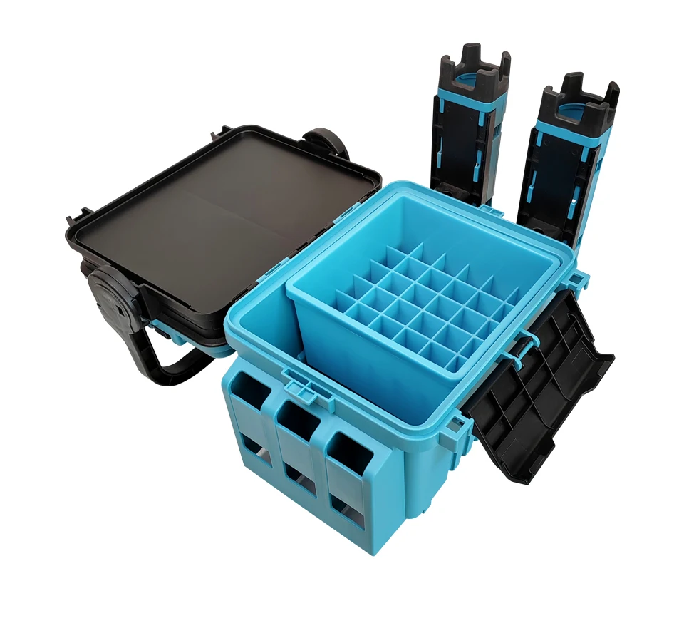Leuchtende Angeln Lagerung Boxen Tintenfisch Jig Harten Köder Container Egi Box Kunststoff Organizer Locken Werkzeug Lagerung Fall Angelgerät – Detail 4