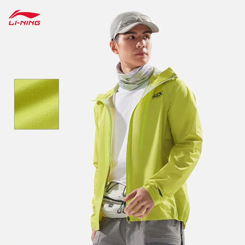 

LI-NING Professional Running Series Unisex AT PROOF RAIN and Moisture Permeable Off road Running Jacket ACFV027