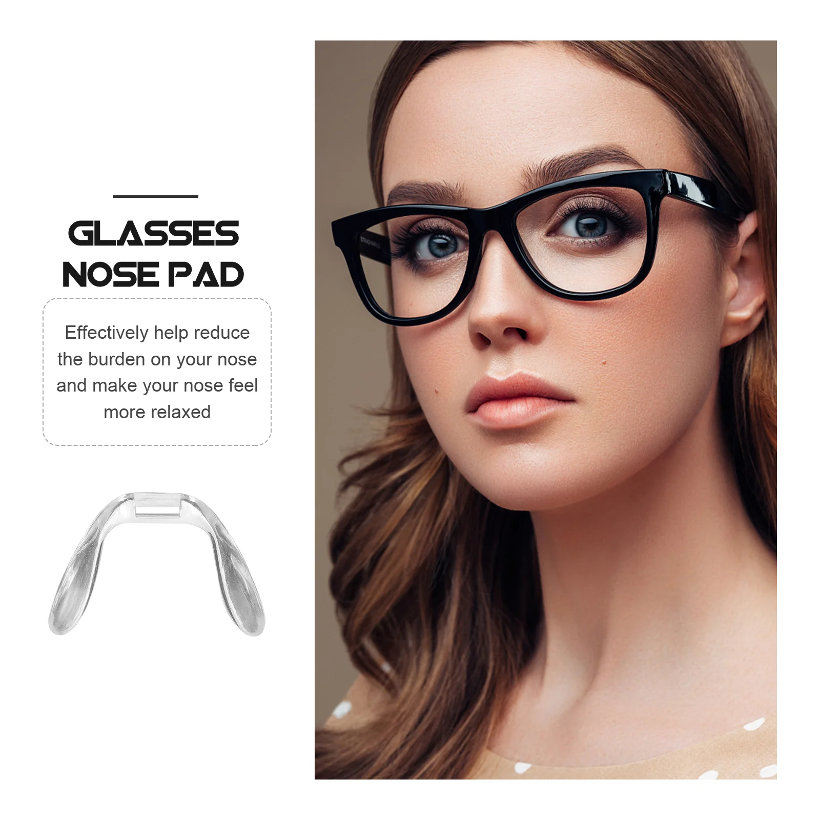 3Pcs Eyeglass Nose Pads Anti-skid Nose Pads Plastic Nose Pads Sunglasses Nose Pads eye glasses nose support pads