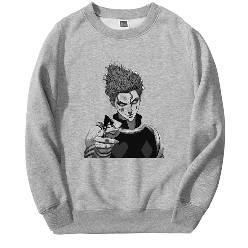 Hunter X Hunter Sweatshirt Hoodies Mens Japan Anime Killua Zoldyck Hisoka Streetwear Oversize Crewneck Harajuku Sportswear