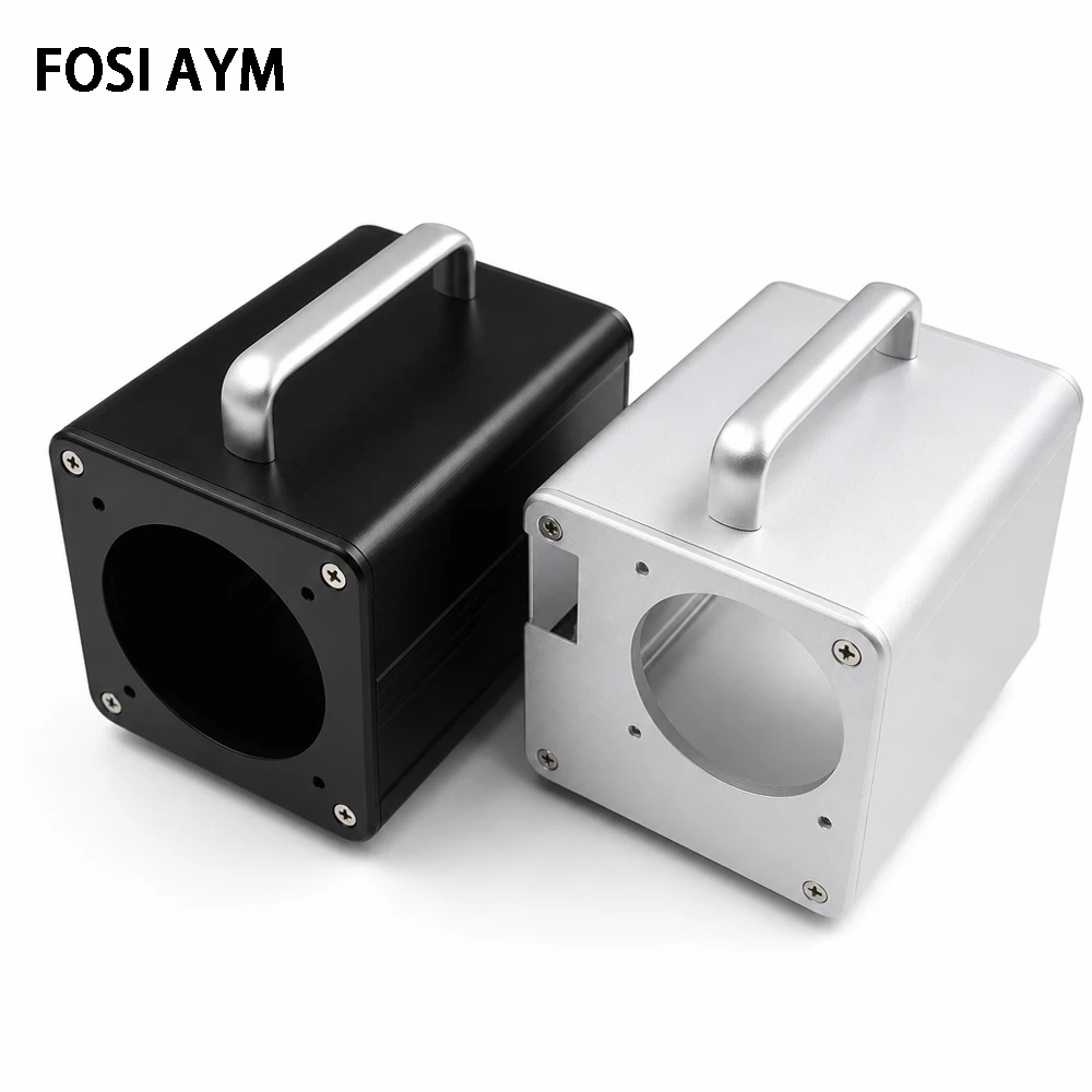 110x110x135mm FOSI AYM  Full Aluminum DC AC Power Supply Chassis Lithium Battery DIY Audio Amplifier Case Box
