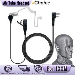 Earpiece for ICOM 2 Way Radio,IC-F24S IC-F14 IC-F11 IC-F21 IC-F4011 IC-F3011 IC-F3013 IC-F3GT Headset with Mic PTT FBI Security