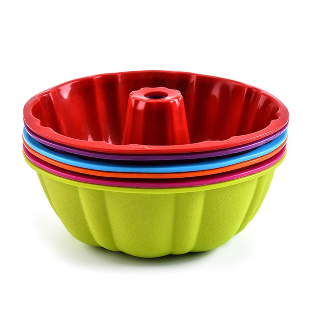 

10 Inches Cake Decorating Pans Pumpkin Plate Silicone Bakeware Mold Baking Tools