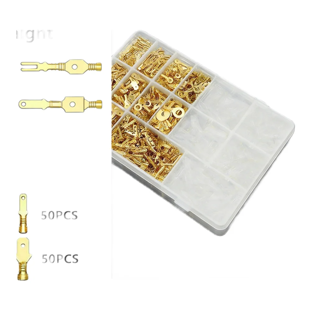 For Electrical Connections Electrical Crimp Terminals Automotive Crimp Terminals Electrical Wire Crimp Connectors Grounding Tabs