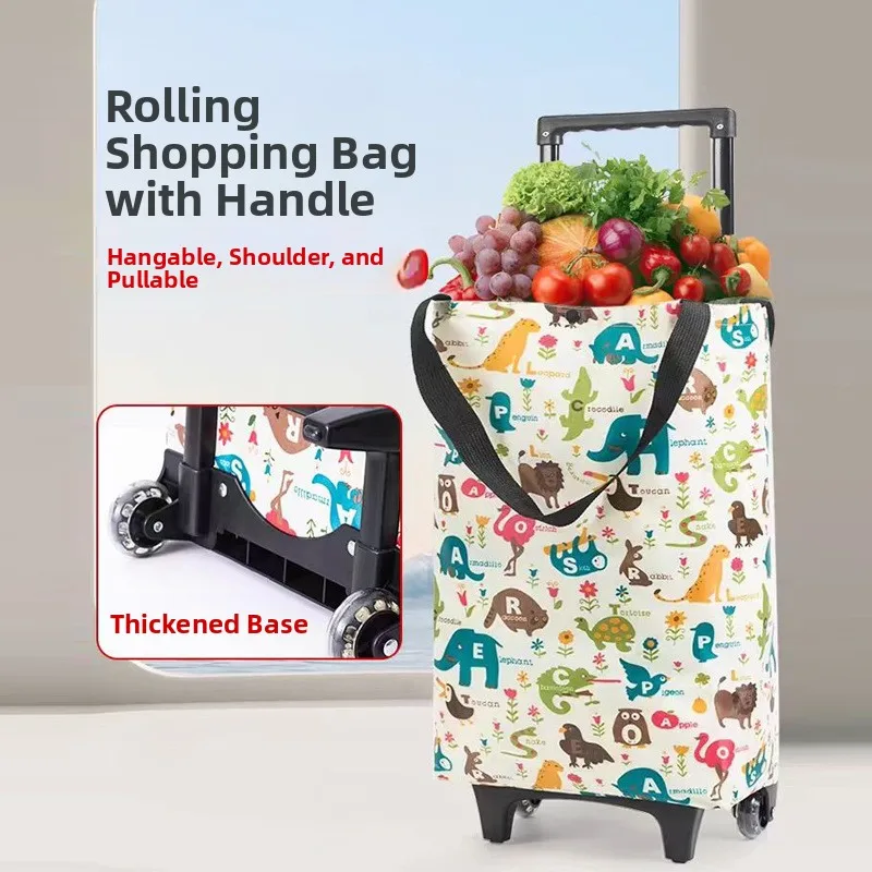 carrello-della-spesa-pieghevole-portatile-con-doppio-strato-isolante-rinforzato-per-acquisti-di-verdure-piccolo-carrello-da-trainare-impermeabile-con-asta-per-salire-le-scale