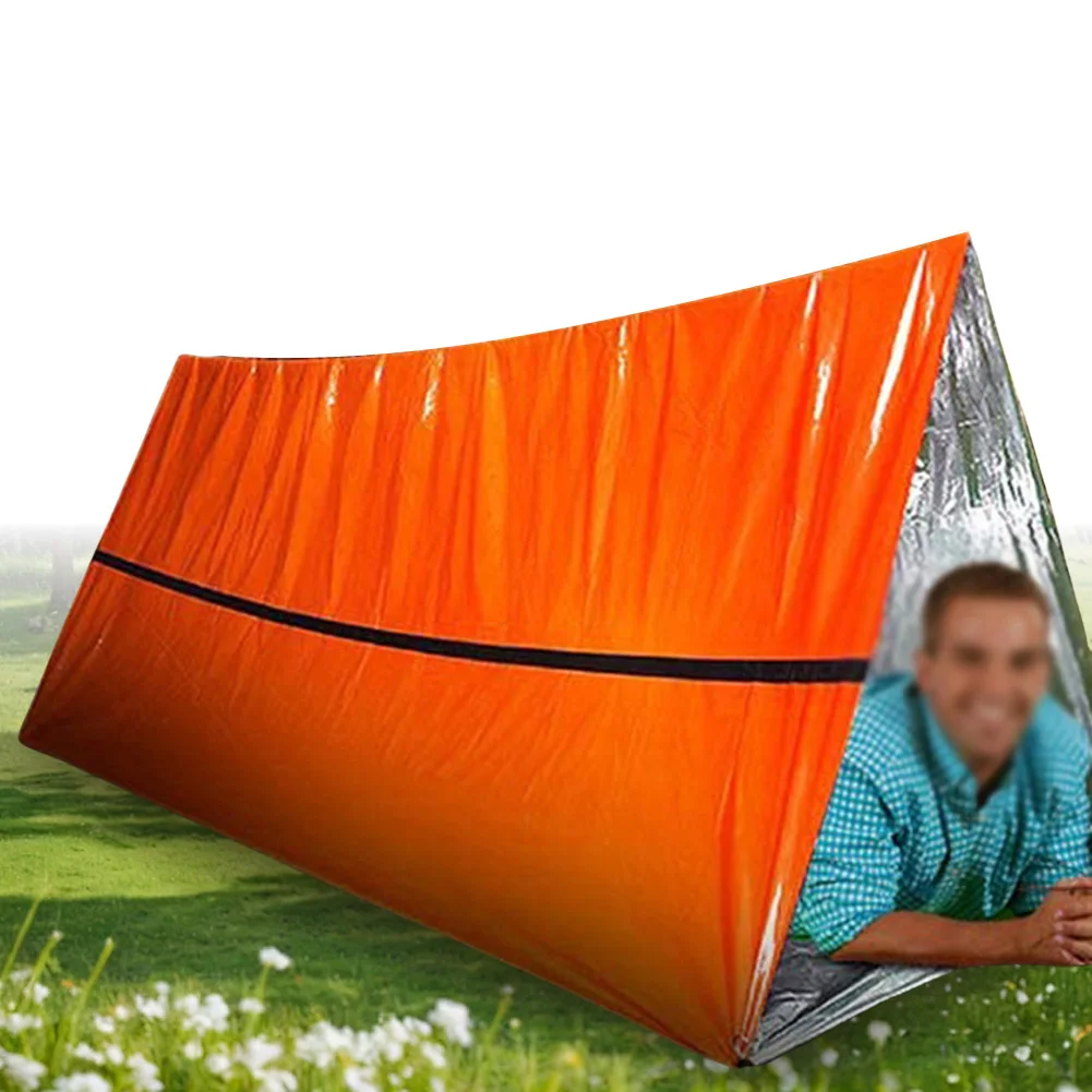 Emergency Sleeping Bag Waterproof Emergency Blanket Survival Sleeping Bag Survival Gear for Camping Hiking Outdoor Adventure