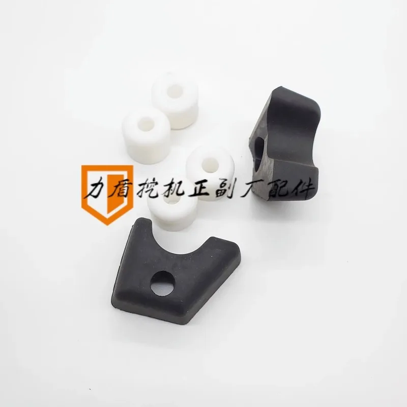 Excavator Accessories Front Glass Pulley Base Track Limit Wheel For Hitachi EX120 200 300-5