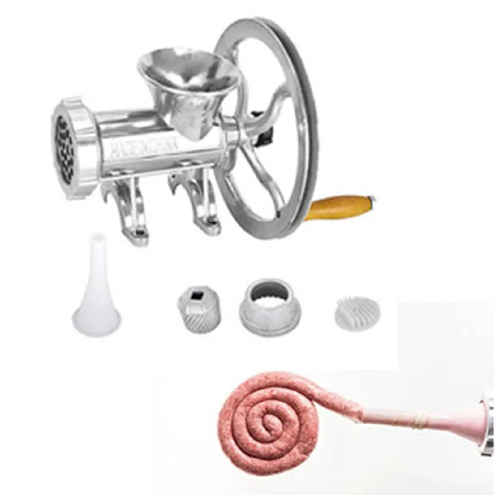 Meat Grinder Aluminum Beef Grinder Heavy Duty Mincer for Fish Beef Chicken