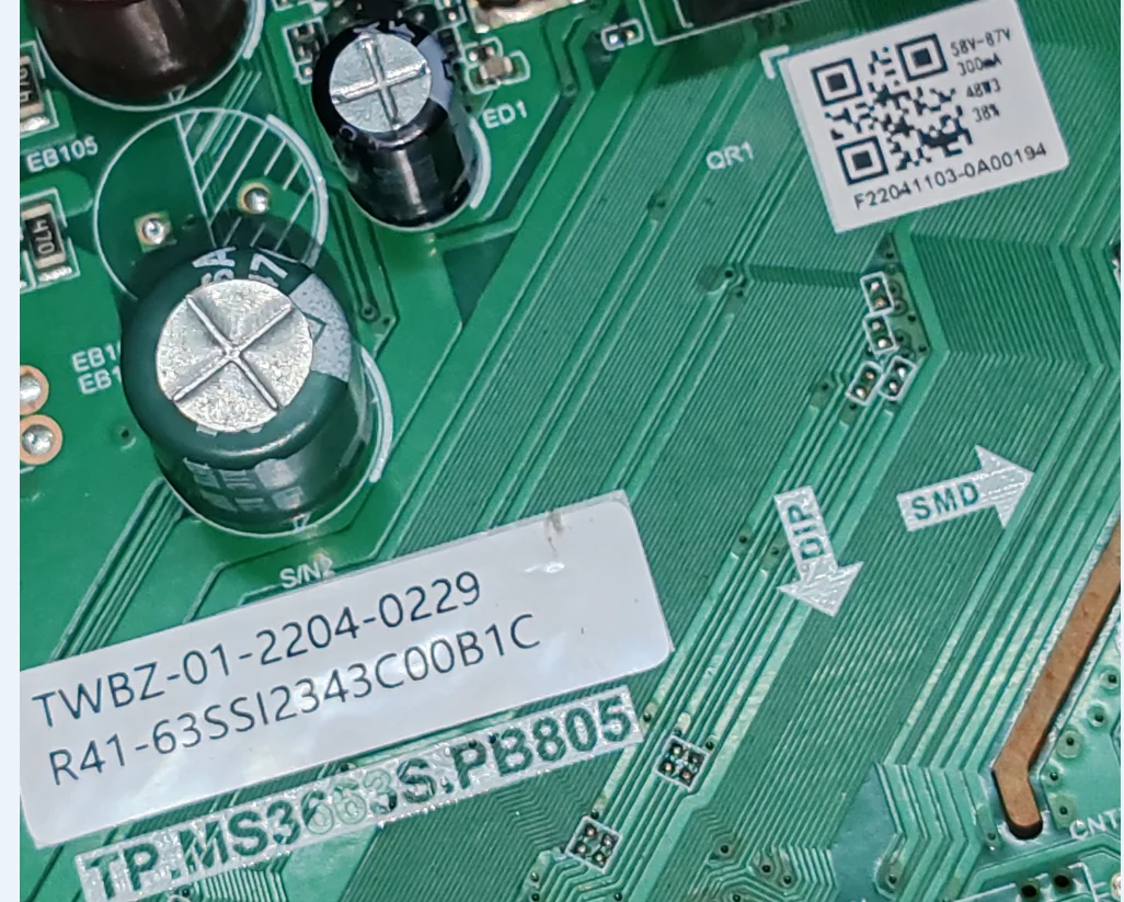TP.MS3663S.PB805 اللوحة الأم للتلفزيون ثلاثة في واحد، صورة مادية، تم اختبارها لـ 3 أنواع من الواجهات وتحقق من الواجهات