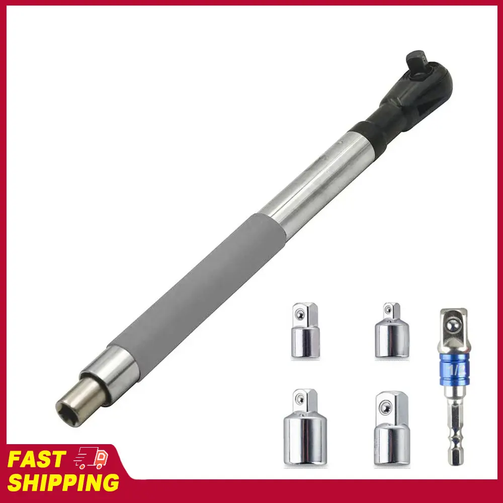 electric-ratchet-chain-drive-extender-compatible-power-hand-tool-offset-extension-wrench-tool-with-1-2in-sockets
