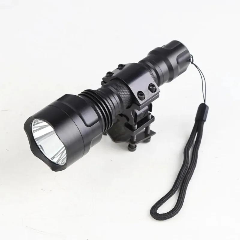 Universal Metal Rail Clip 25mm Ring 20mm Gun Mount Tactical Flashlight Laser Torch Bracket For 501B C8 Hunting Flash Light