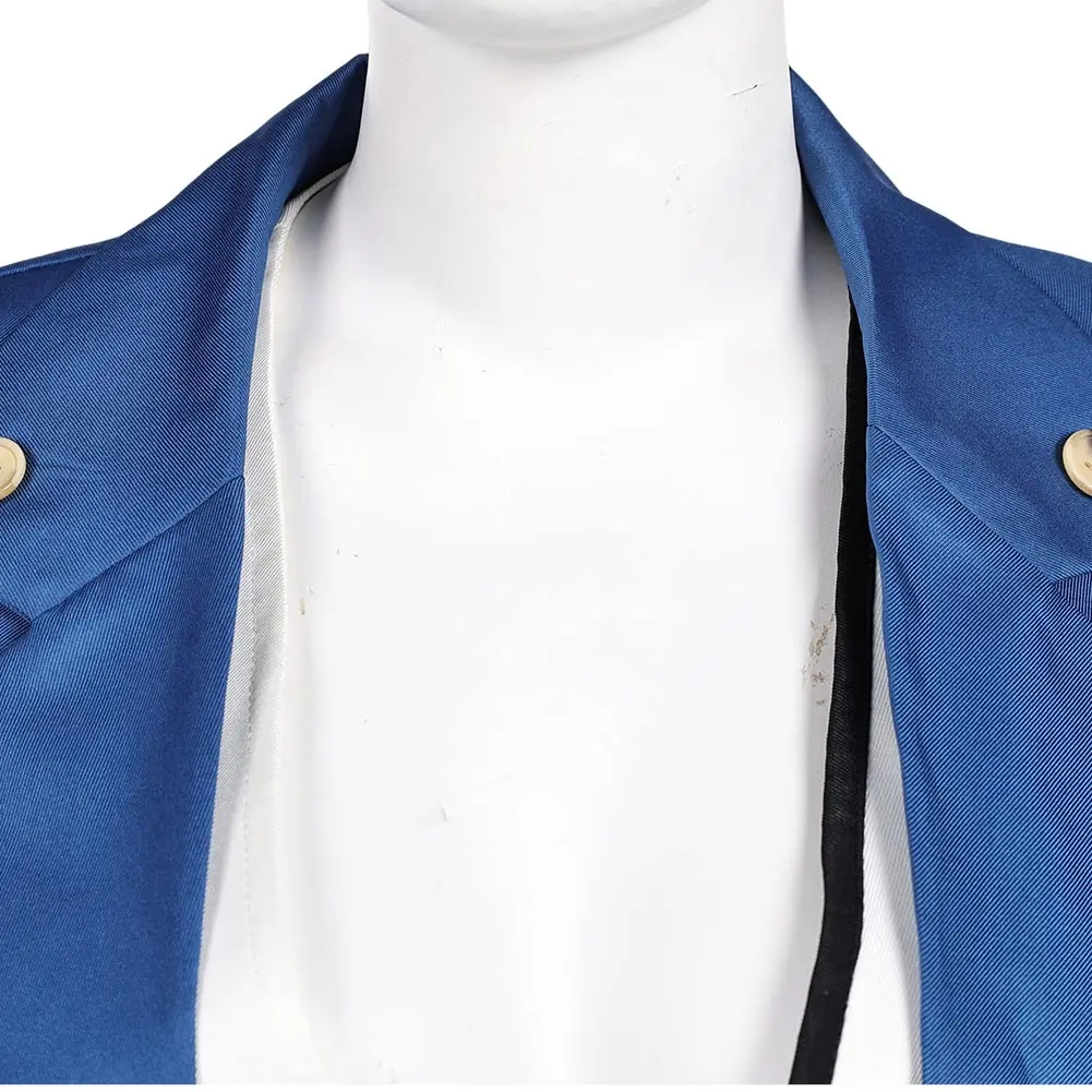 Anime TV Lazarus Cosplay Christine Cappotto blu Pantaloni Festa Gioco di ruolo Costume Abiti per adulti femminili Vestito Festa di carnevale di Halloween