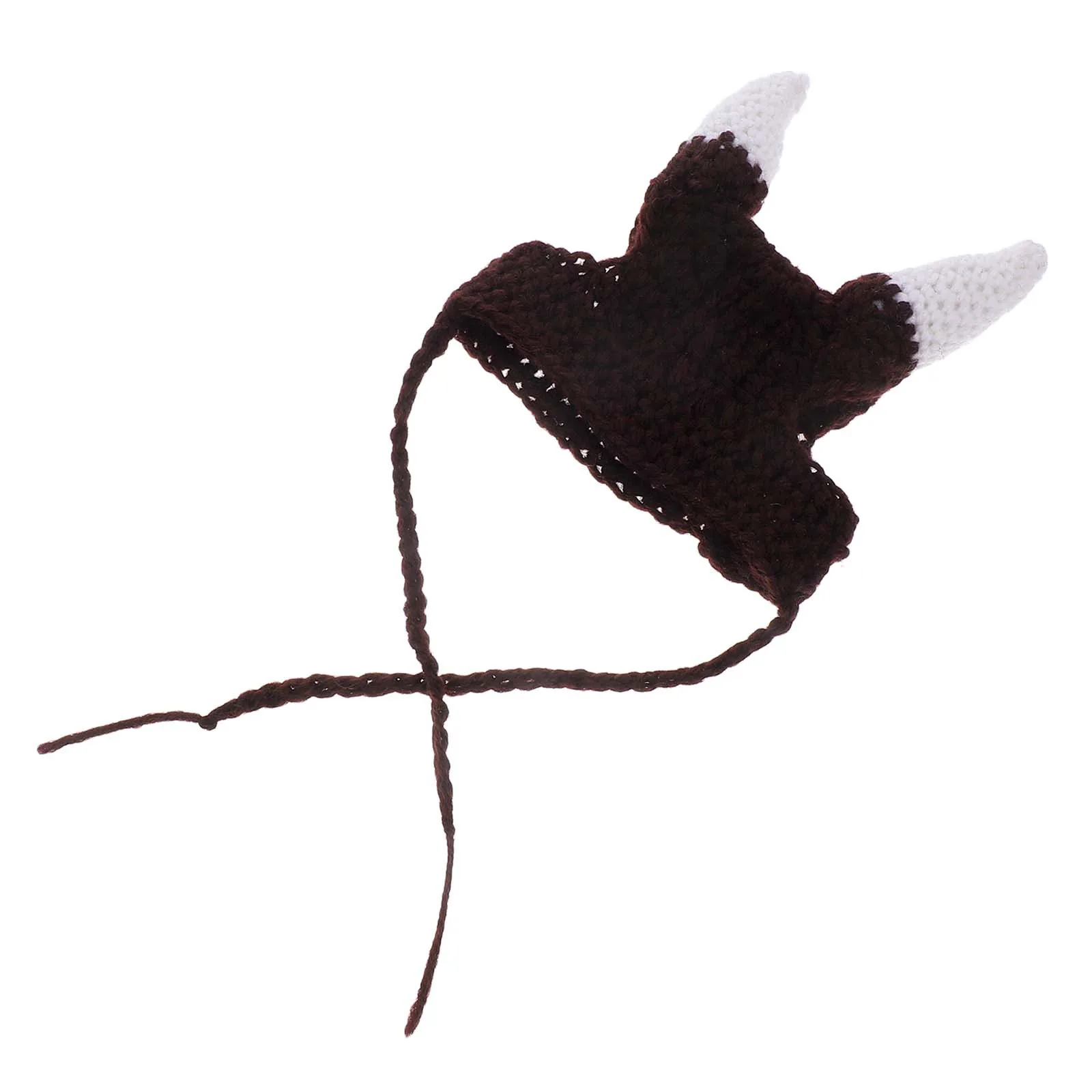 الحيوانات الأليفة القط قبعة الفايكنج القراصنة القرن تصميم لينة الدافئة غطاء للأذن للقطط الكلاب الحيوانات الأليفة الصغيرة حفلة الهالوين زي التبعي #1