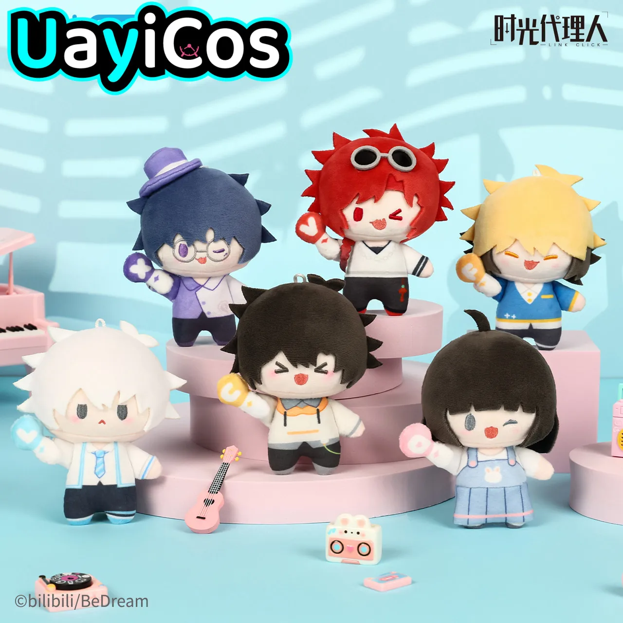 

Оригинальная ссылка Click Cheng Xiaoshi Lu Guang Qiao Ling, мягкие плюшевые игрушки, плюшевая кукла, одежда, орнамент, брелок, сумка, игрушка, подарки для детей