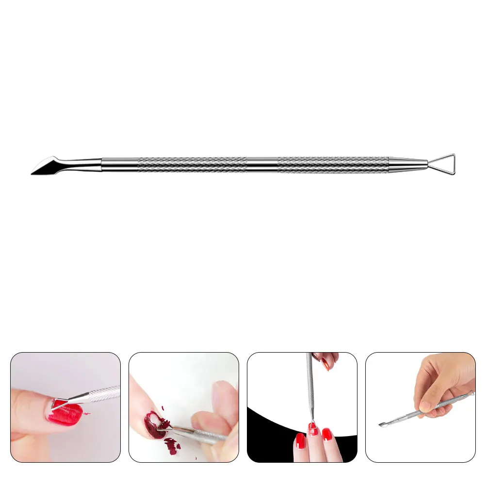 

4pcs Stainless Steel Cuticle Pusher Tool Dead Skin Remover Art Manicure Pedicure Set Metal Cleaner Gel Polish Scraper Cuticle