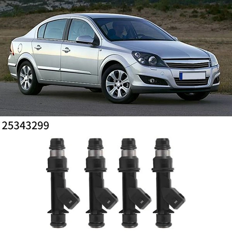 4Pcs Injector Fuel Injector Automotive 25313846 25343299 For Opel  Vauxhall Astra New High Quality Auto Parts