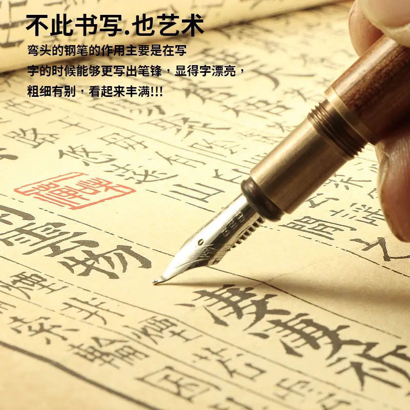 Retro Style Pen Old Fashioned Sandalwood High End Durable Chinese  Calligraphy Art Primary And Secondary School Students