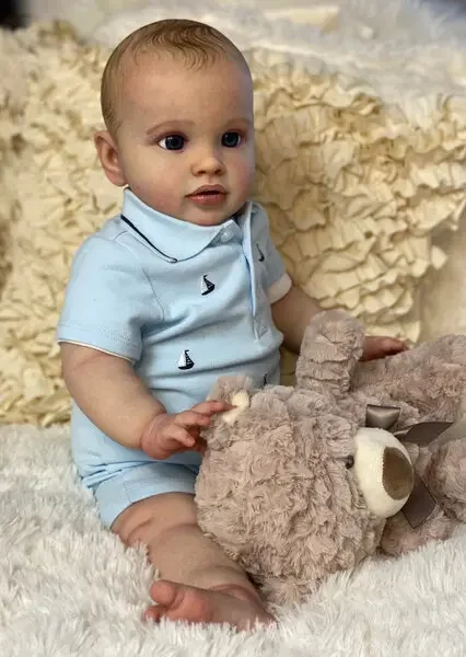 ตุ๊กตาเด็กทารกเกิดใหม่ DLS ขนาด 26 นิ้ว รุ่นพิพพี ผู้ชาย ผมเพ้นท์เสร็จแล้ว