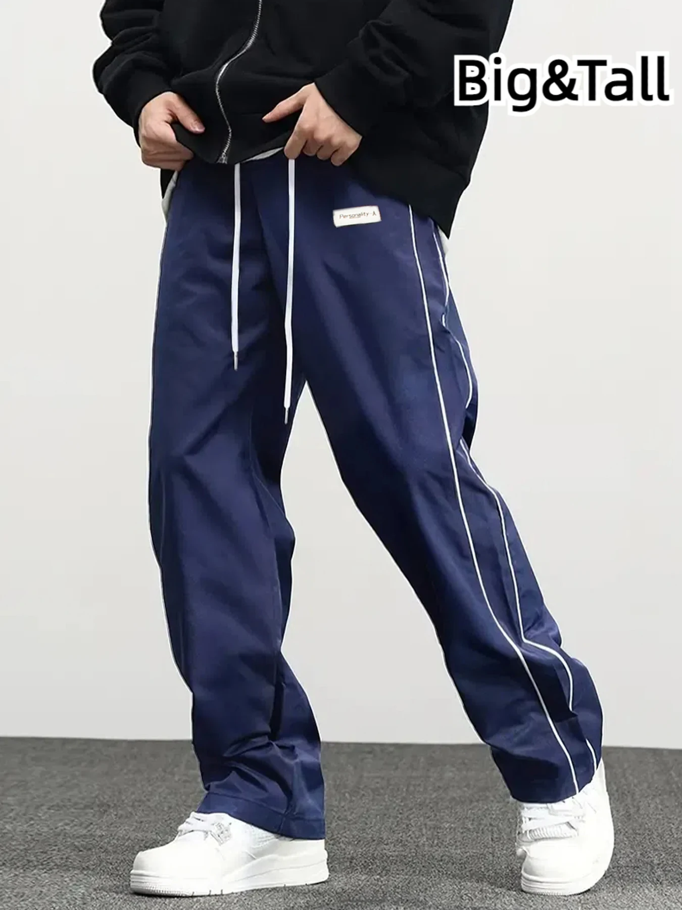 

New Autumn and Winter Large Size Men's Casual Pants, Outdoor Sports Pants, Composite Fabric Casual Pants, Versatile Casual Pants for Outdoor Gatherings, Suitable for Various Occasions, Long Pants