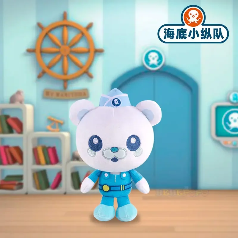 Original Octonauts 20cm Plush Toys - Barnacles, Peso, and Kwazii Stuffed Animals As Kid’s Birthday and Christmas Gifts