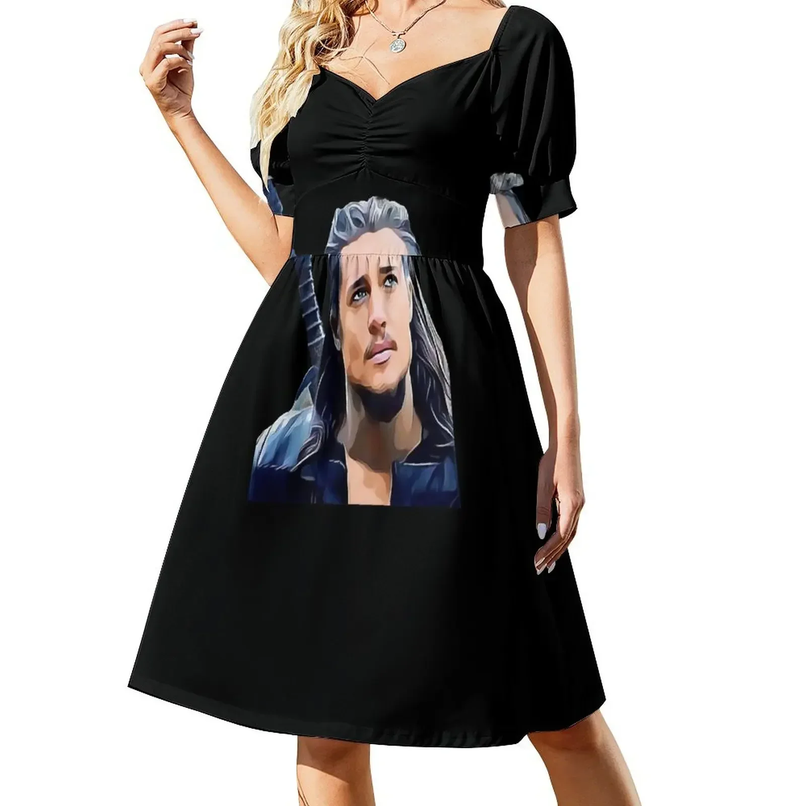 

Wonderful Memory Uhtred Of Bebbanburg Graphic For Fan Short-Sleeved Dress summer dress evening dress ladies