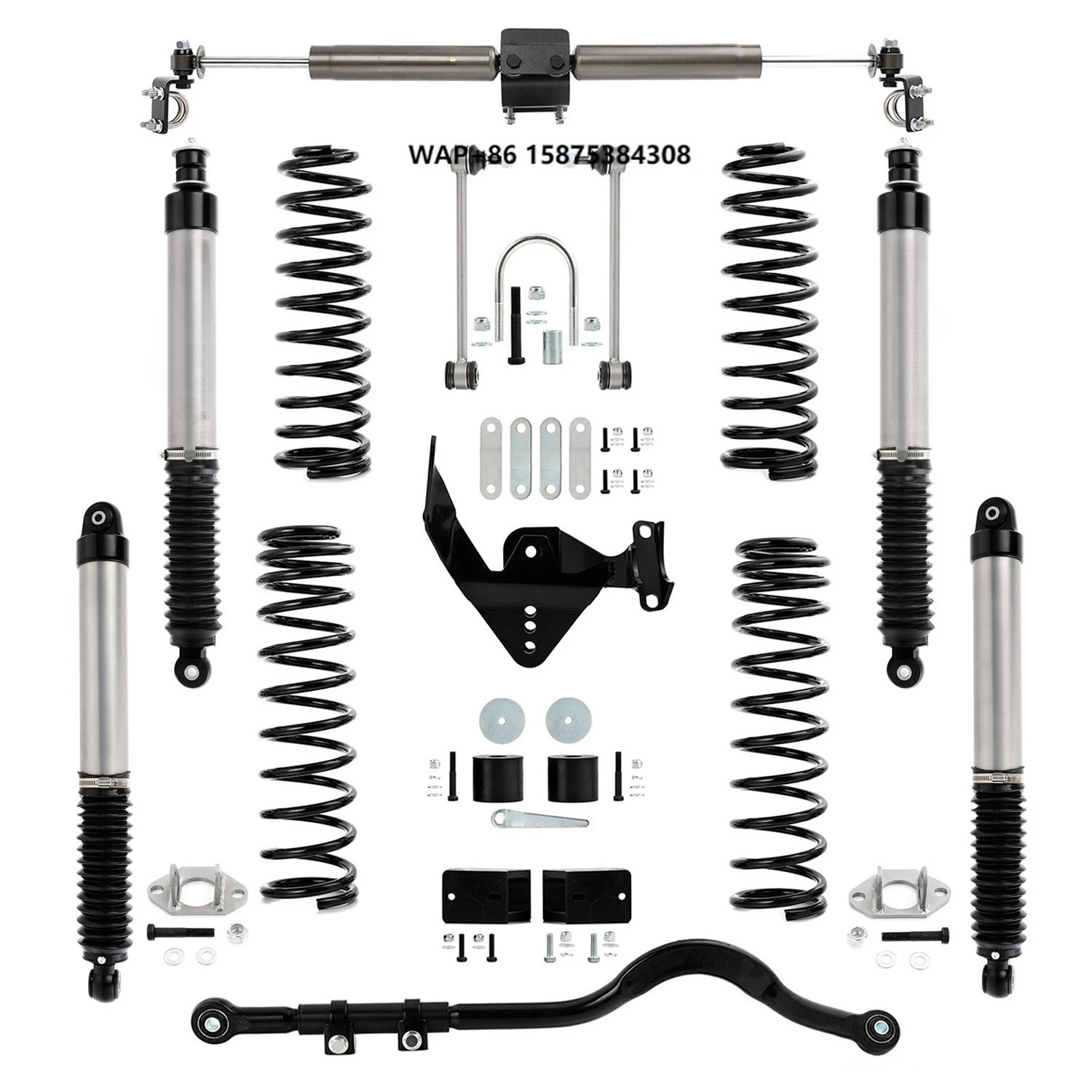 4x4 Offroad Shock Absorber Coilover Suspension Coil Spring 2.5