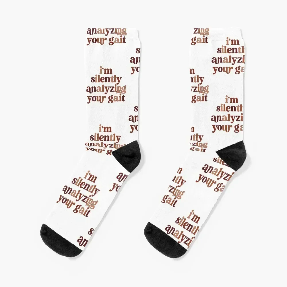 

i'm silently analyzing your gait Socks professional running halloween colored loose Socks For Men Women's