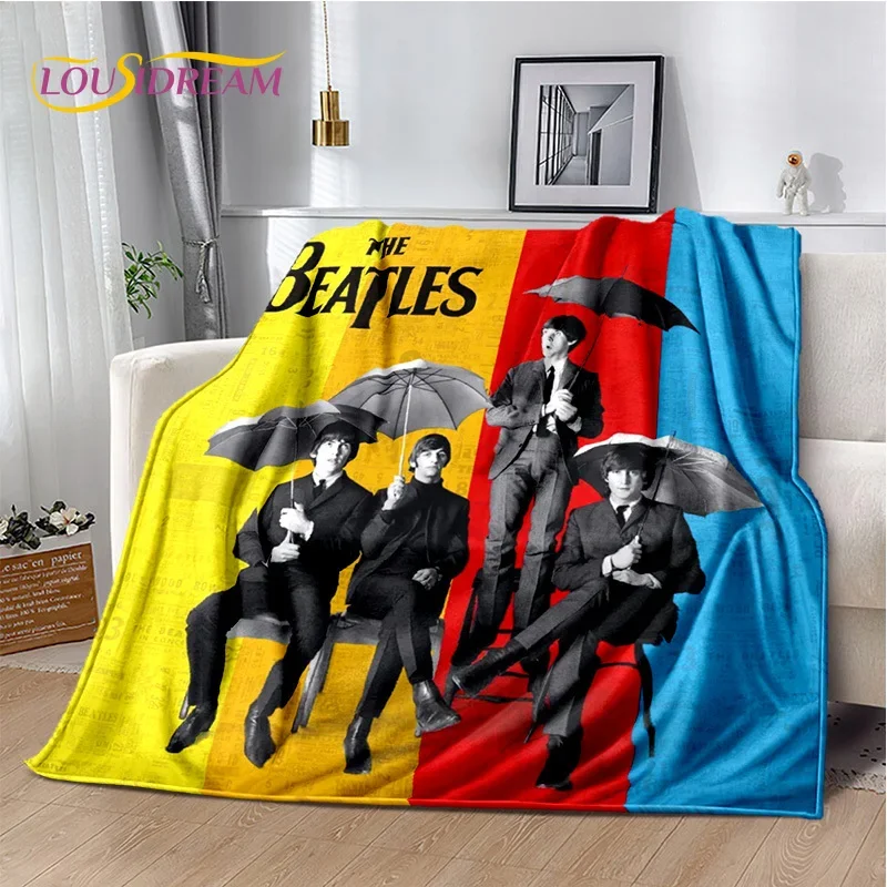 3D B-Beatle HD Music Rock Customized Blanket,Soft Throw Blanket for Home Bedroom Bed Sofa Picnic Travel Office Cover Child Gift