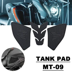 For YAMAHA MT-09 MT09 SP MT 09  Motorcycle Non-slip Side Fuel Tank Waterproof Pad Rubber Stickers 2021 2022 2023