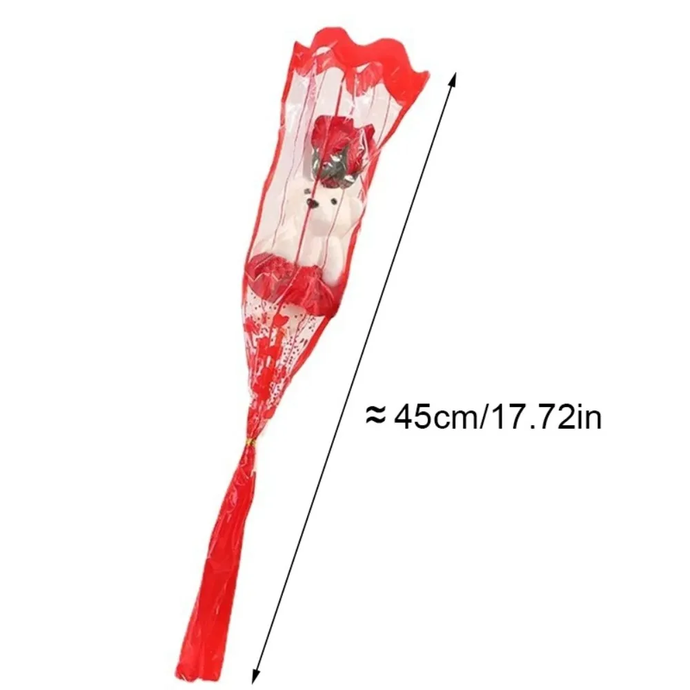 Presentes sabão flor adorável urso buquê de formatura presente de formatura brinquedo de pelúcia urso buquê decoração diy dos desenhos animados decoração urso