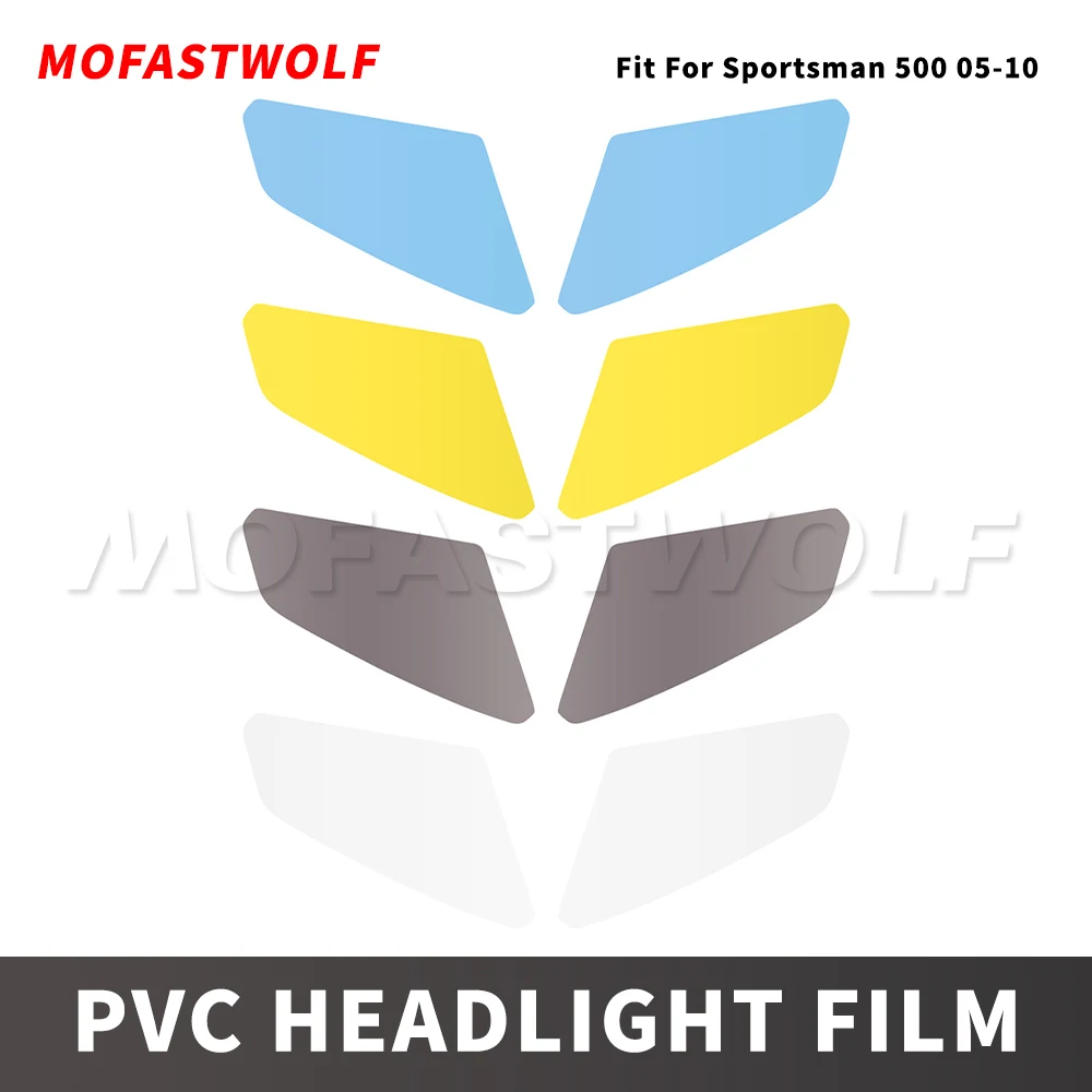 

Scratch-resistant headlight sticker PVC transparent film decal suitable for 2005-2010 model year Sportsman 500 700 800 450