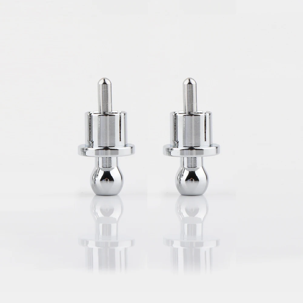 جديد 10 قطعة الروديوم مطلي RCA غطاء التوصيل ماس كهربائى المقبس فونو موصل RCA التدريع مقبس متفرع غطاء وقائي قبعات