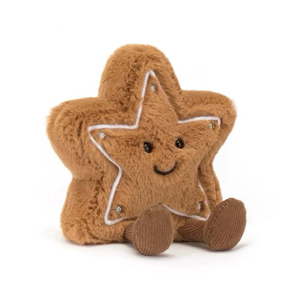 

Плюшевая игрушка-комфортер Jellycat Fun Star Biscuit (Великобритания), подарок на Новый год 2026