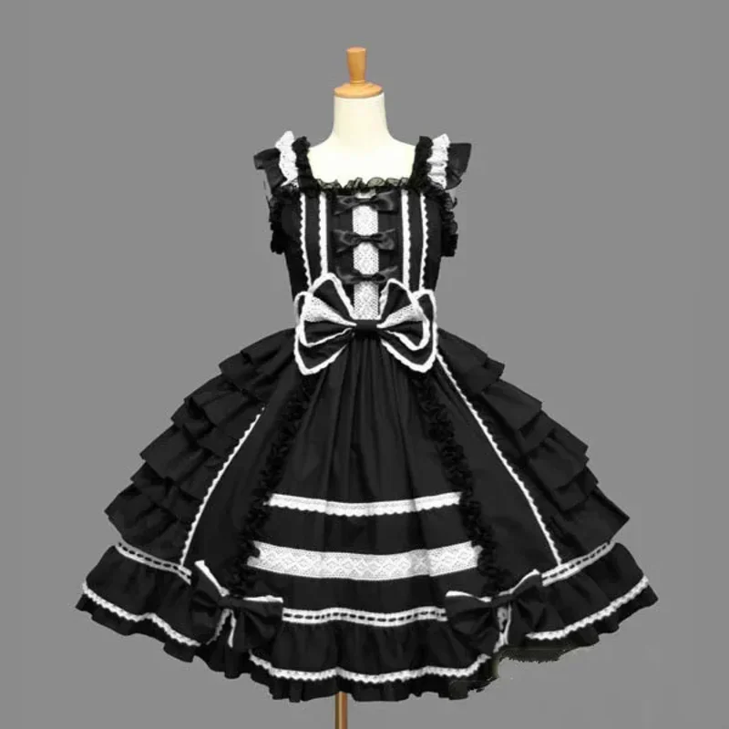 Robe Lolita Gothique Victorienne de Princesse pour Fille, Costume de Cosplay Superposé pour Femme, ixd'Halloween, 6 Types