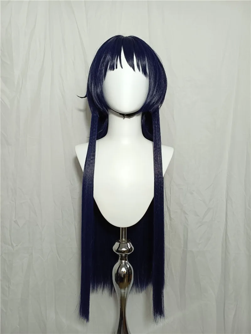 Gestyled Nieuwe Scaramouche Cosplay Pruik Paars Al Gestyled Cos Pruiken Hittebestendige Synthetisch Haar Anime Game Wanderer Cosplay Pruiken