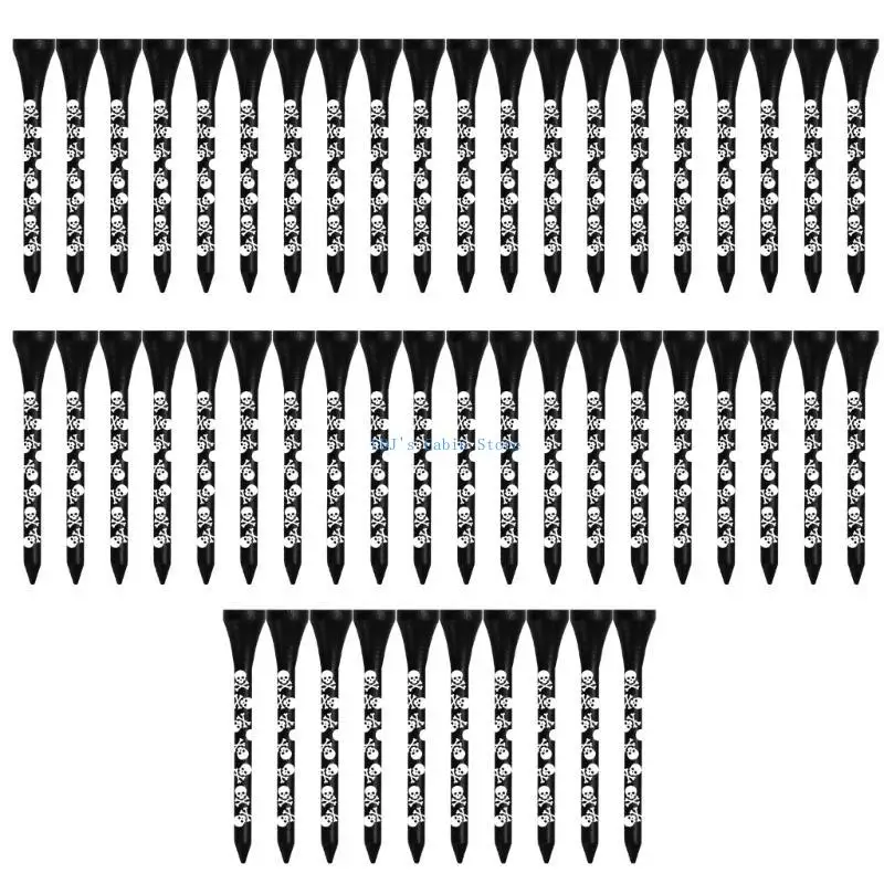 

XXFC Bamboo Golf-Tees 83mm/70mm Pack of 50 Pieces Long Golf-Tees Golf Marker Tees Set